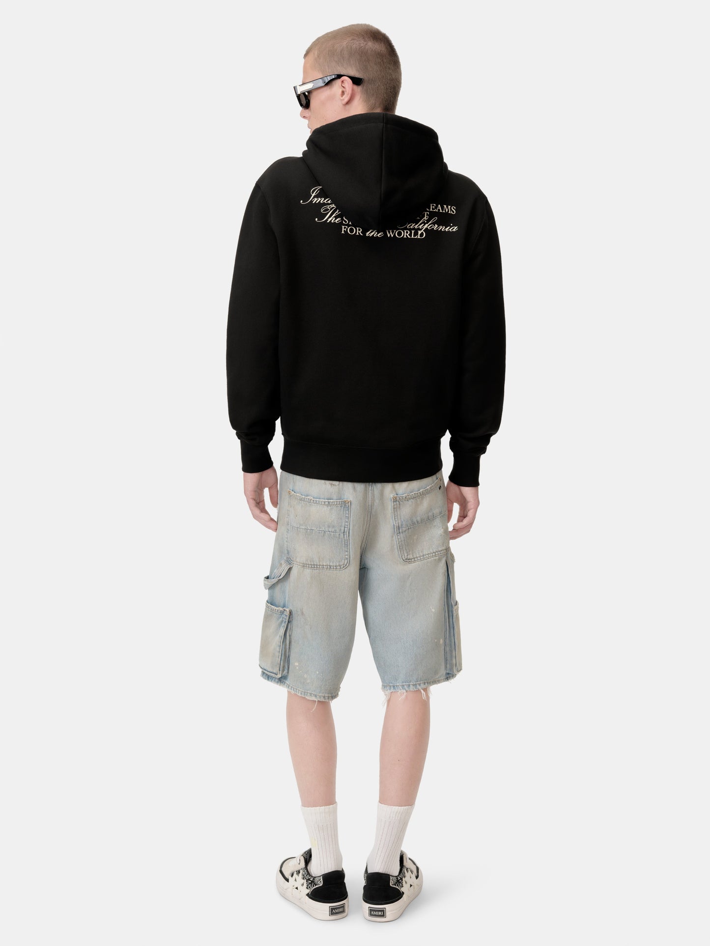 AMIRI SPIRIT ZIP HOODIE - Black