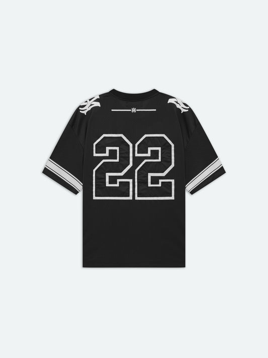 22 MESH TEE - BLACK