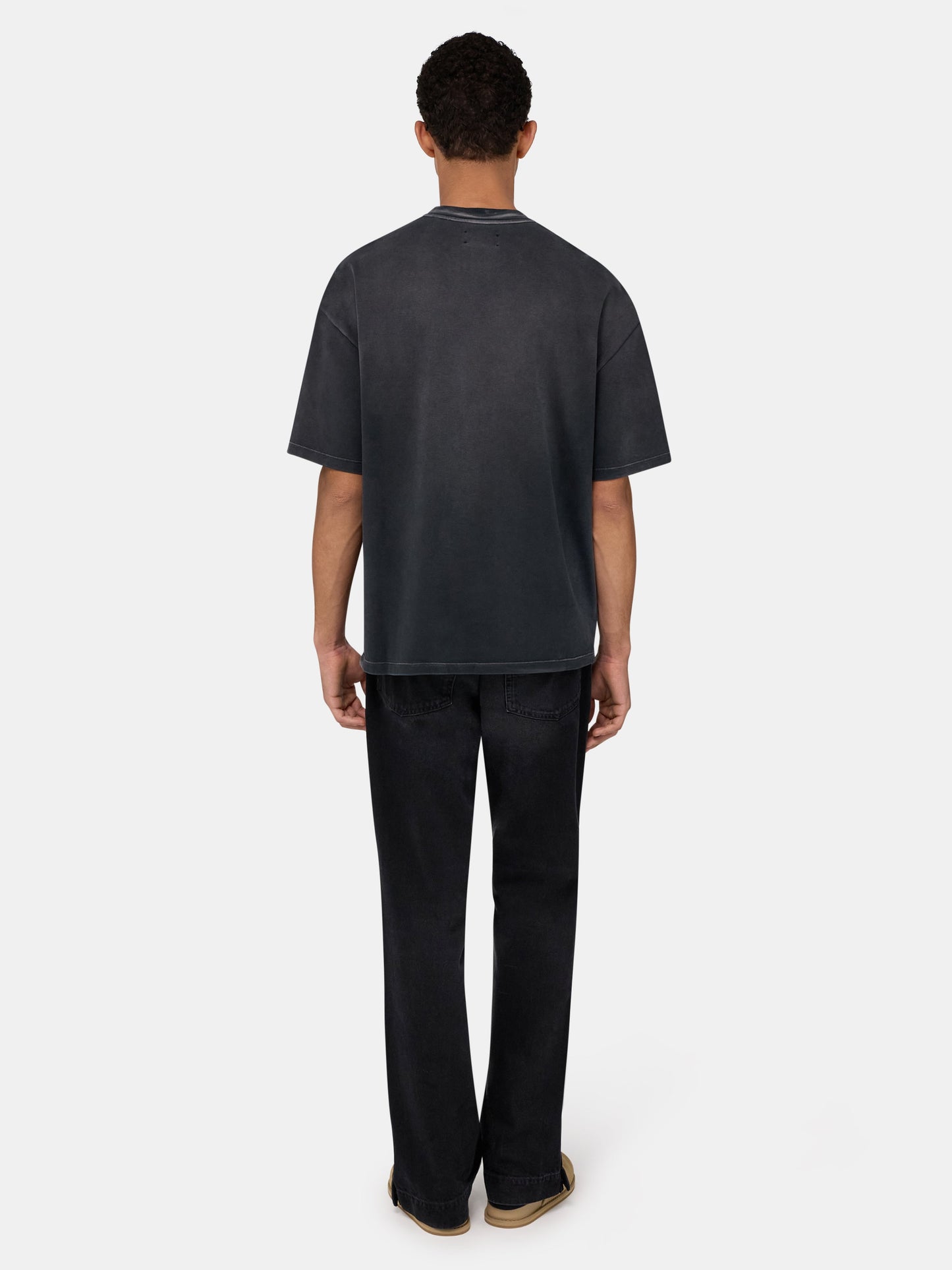 AMIRI RIBBON OVERSIZED TEE - Black