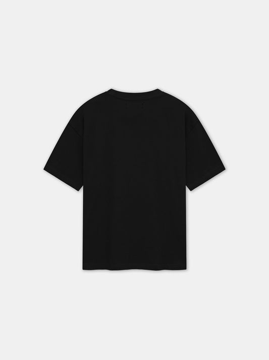 AMIRI STAGGERED LOGO TEE - Black