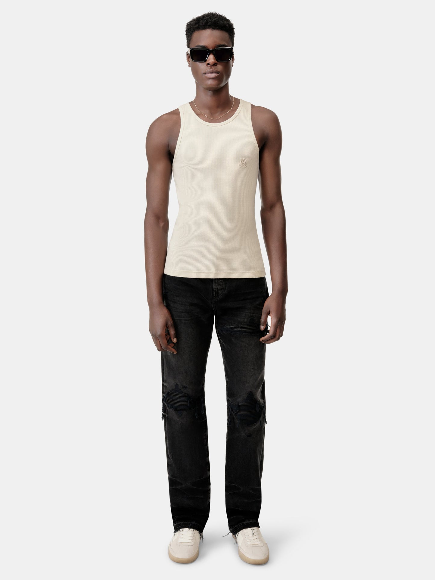 MA TONAL TANK - Alabaster