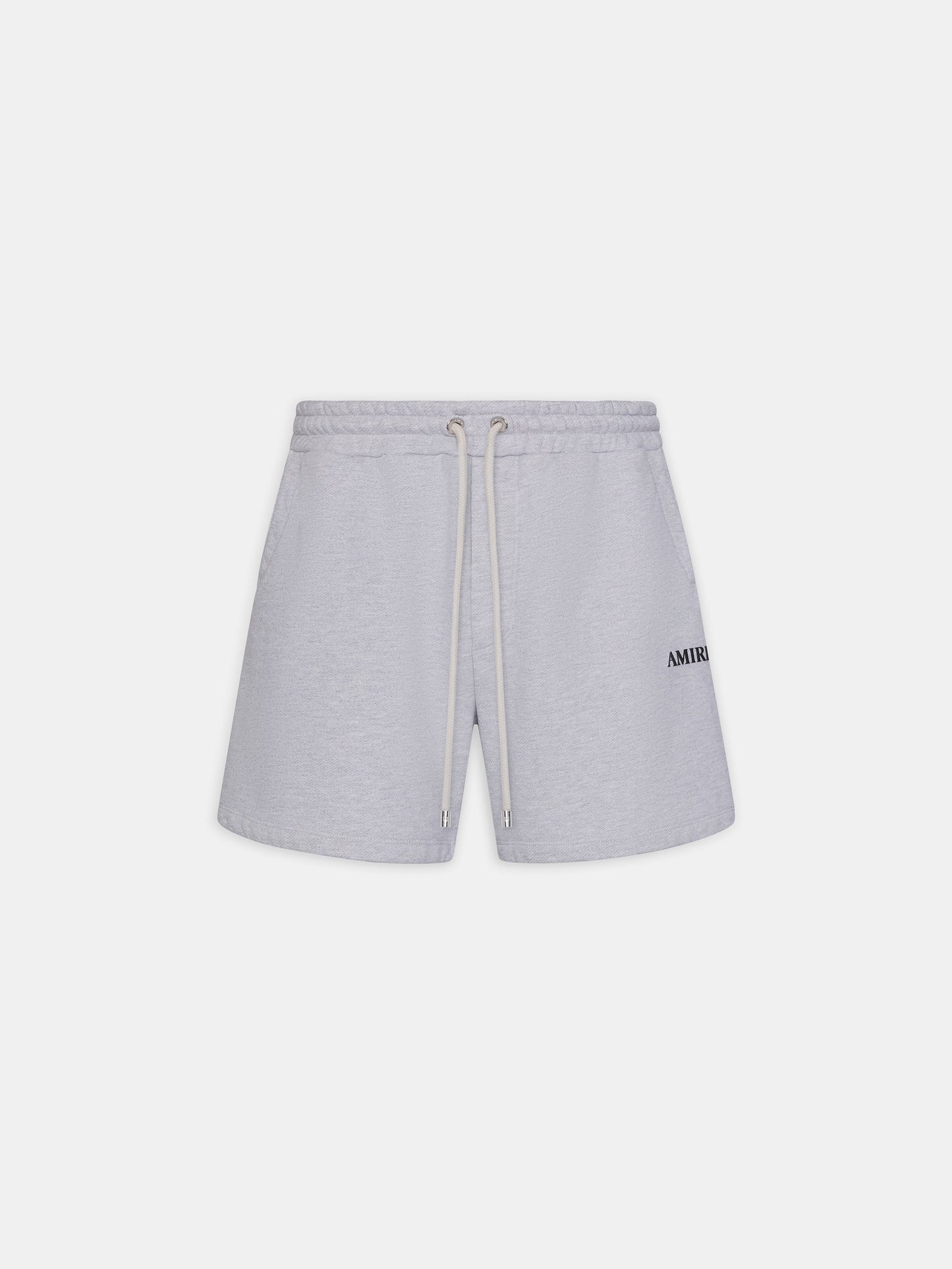RELAXED PULL ON SWEATSHORT - HEATHER GREY