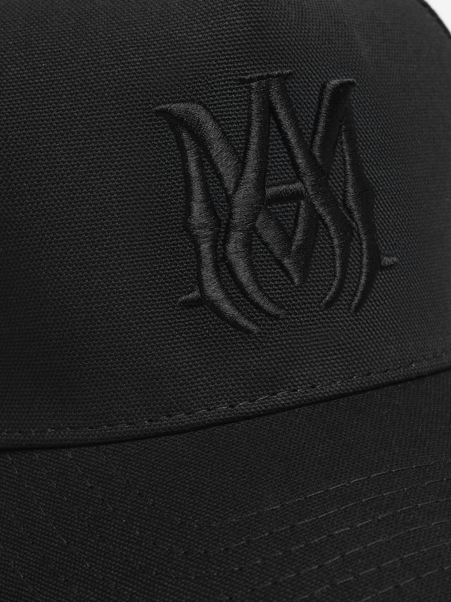 MA AMIRI STAGGERED CANVAS HAT - Black