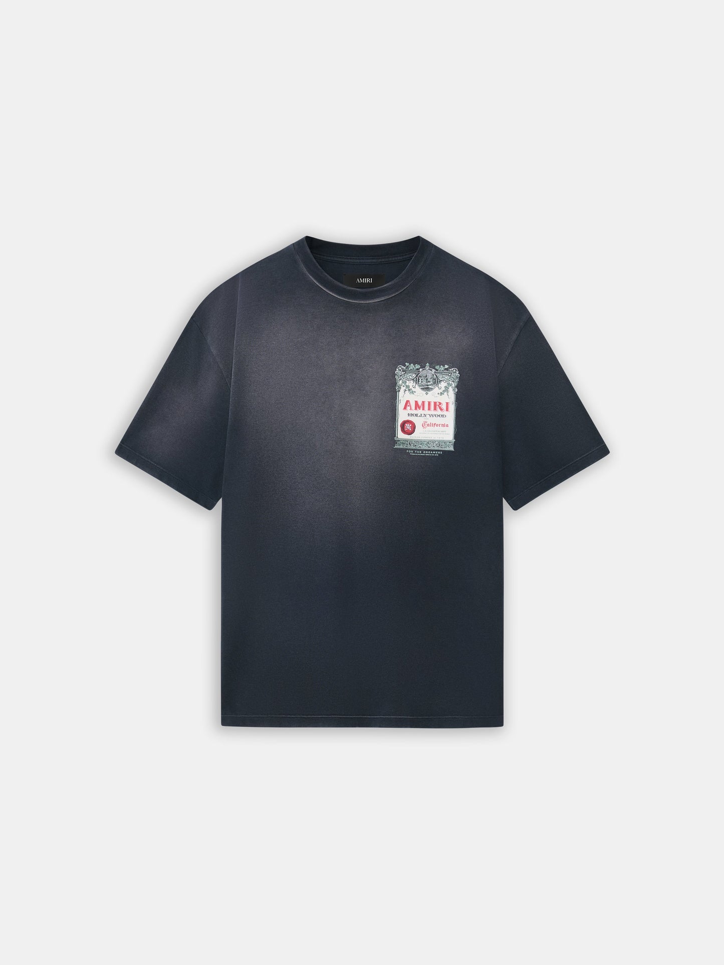 CHATEAU STAMP OVERSIZED TEE - Black