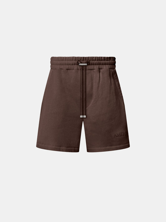 AMIRI EMBROIDERED SHORT - WALNUT BROWN