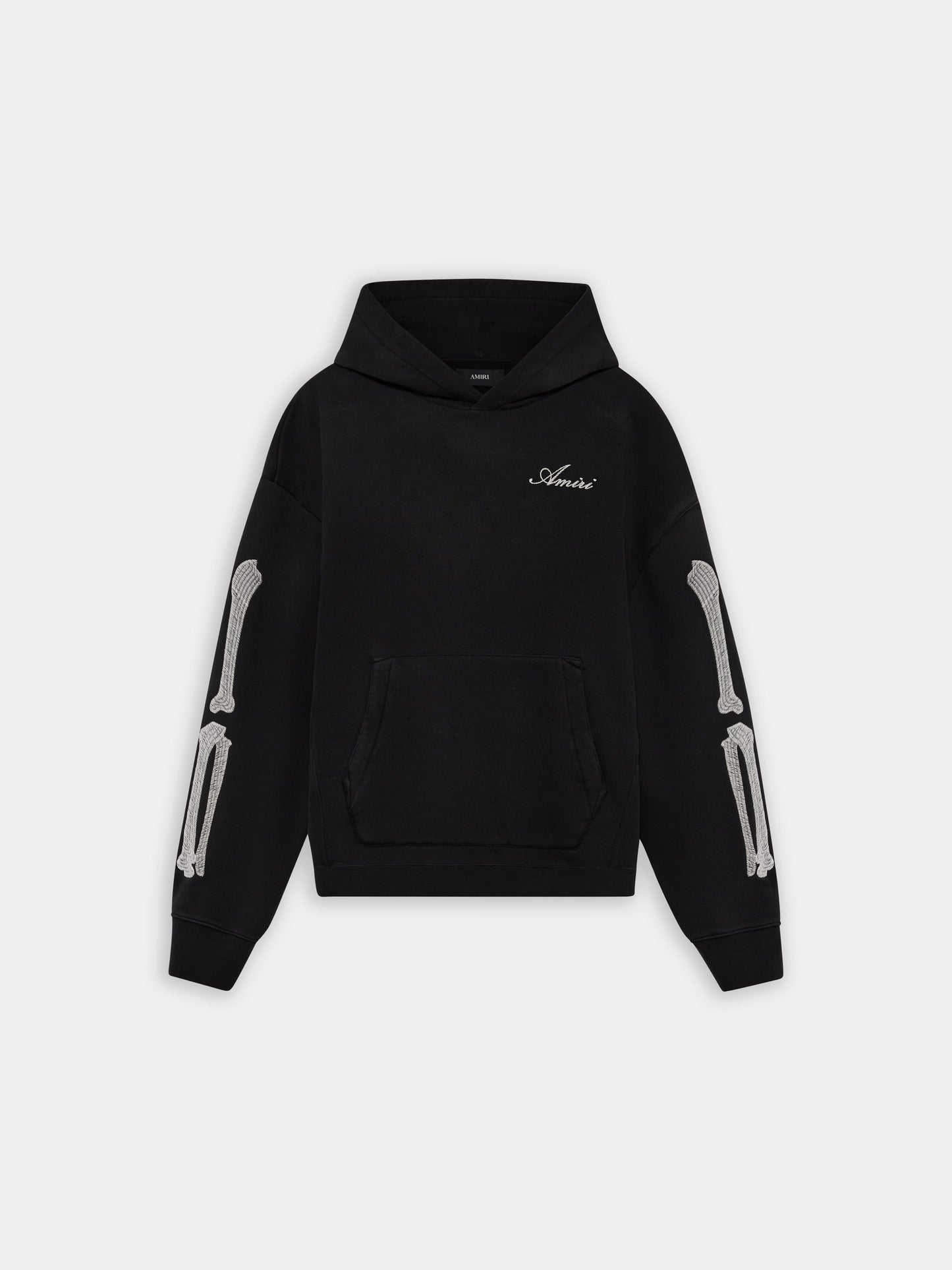 BONES OVERSIZED HOODIE - Black