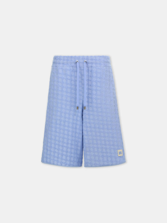 MA QUAD TOWELING SHORT - Skyline Blue