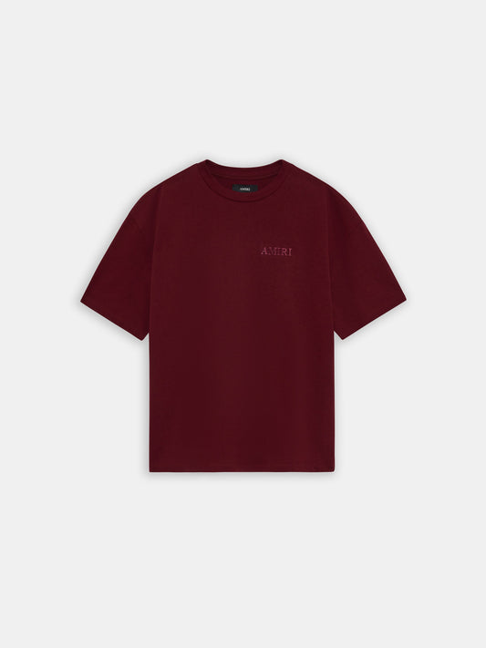 AMIRI OVERSIZED TEE - Aged Port