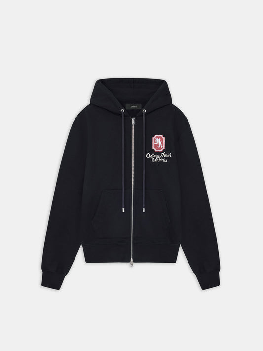 MA CHATEAU ZIP HOODIE - Black