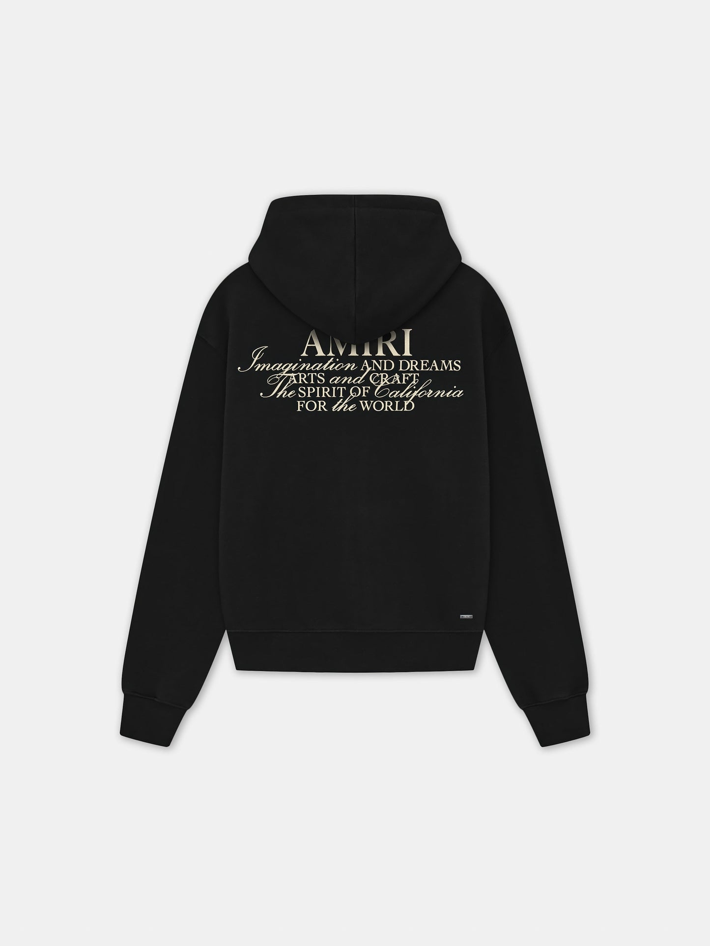 AMIRI SPIRIT ZIP HOODIE - Black