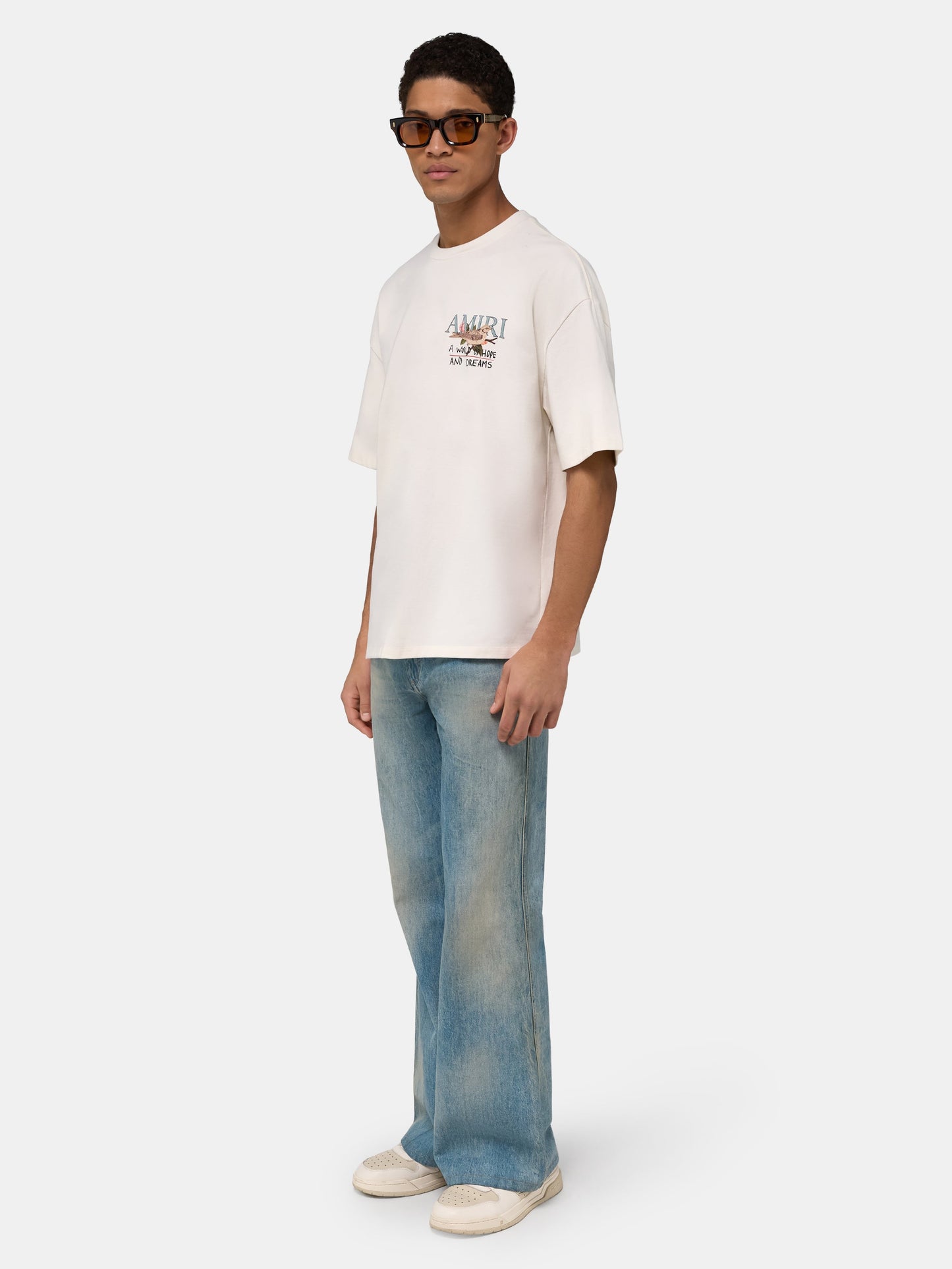 HOPE AND DREAMS OVERSIZED TEE - Alabaster
