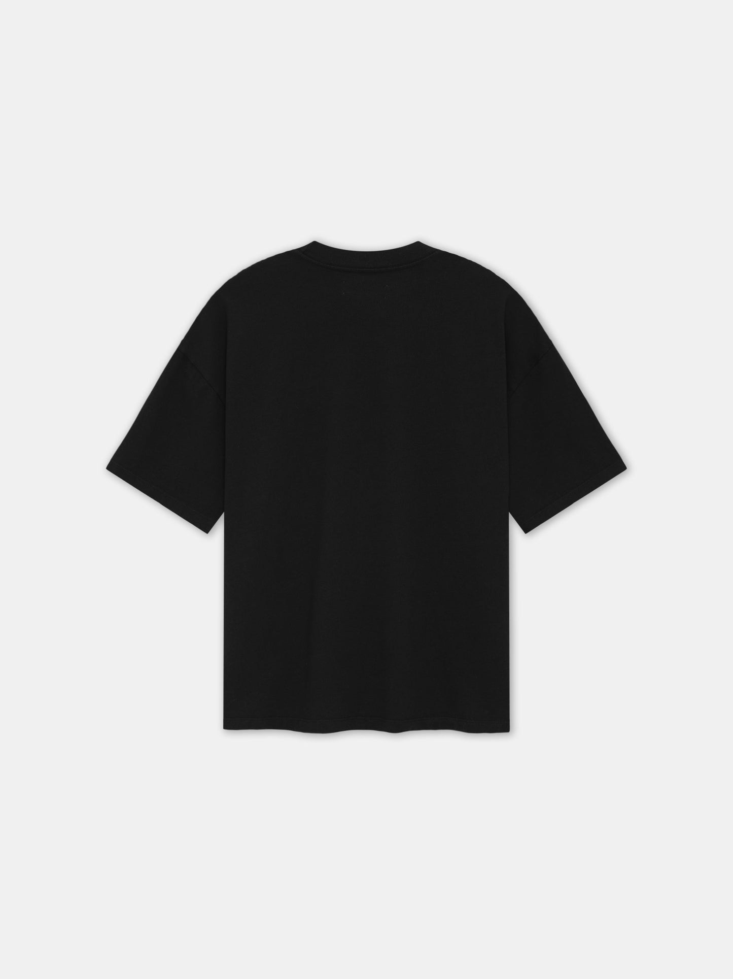 OVERSIZED SKATER TEE - BLACK